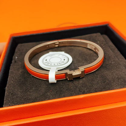 [Leaves]CLASSIC HM CLIC RED 8MM ENAMEL BRACELET