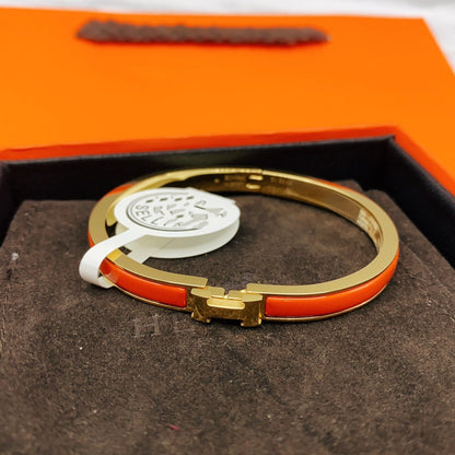[Leaves]CLASSIC HM CLIC RED 8MM ENAMEL BRACELET