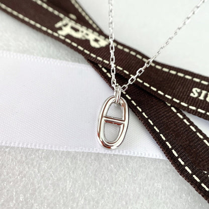 [Leaves]HM PIG NOSE NECKLACE