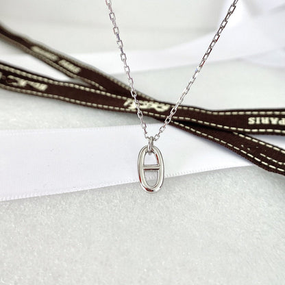 [Leaves]HM PIG NOSE NECKLACE