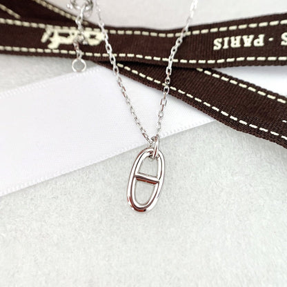 [Leaves]HM PIG NOSE NECKLACE