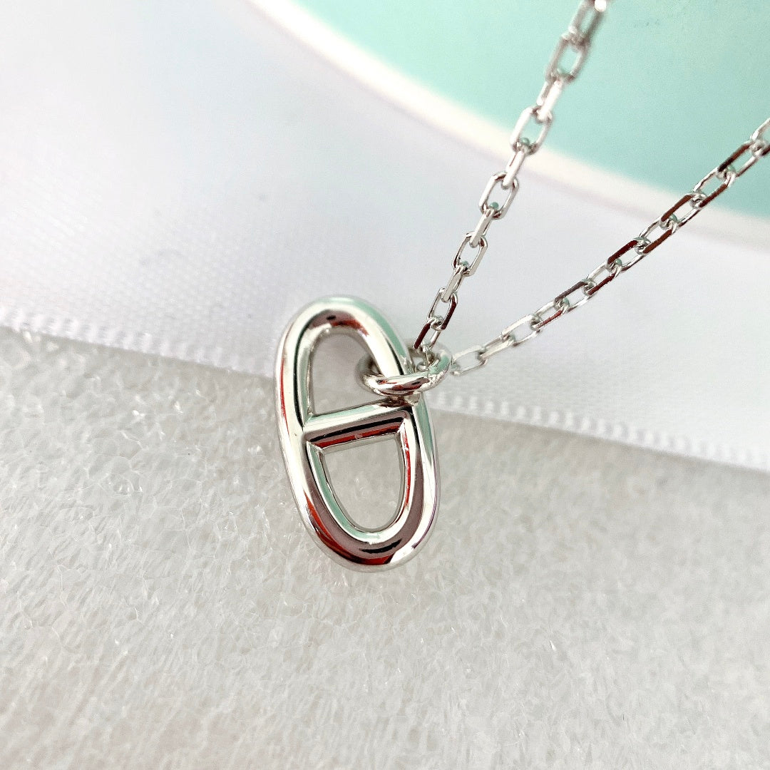 [Leaves]HM PIG NOSE NECKLACE
