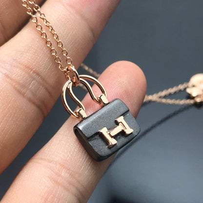 [Leaves]WOMEN'S HM AMULETTES CONSTANCE PENDANT NECKLACE