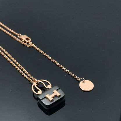 [Leaves]WOMEN'S HM AMULETTES CONSTANCE PENDANT NECKLACE
