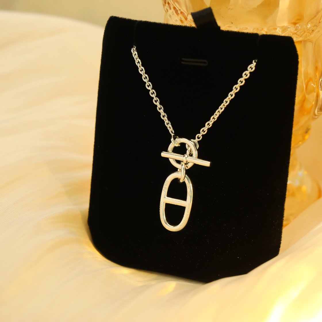 [Leaves]HM CHAINE D'ANCRE PENDANT NECKLACE STERLING SILVER