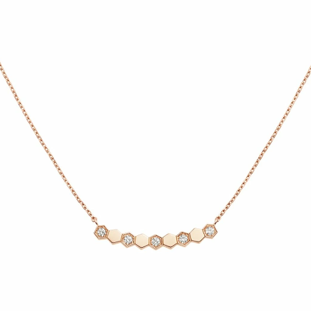 [Leaves]BEE MY LOVE DIAMOND NECKLACE