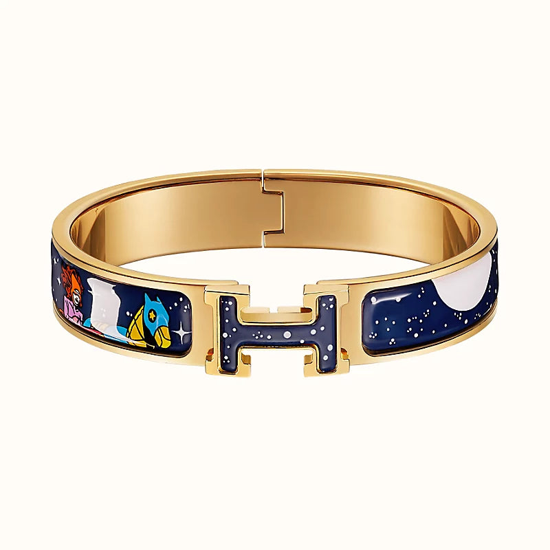 [Leaves]H STAR AND MOON BRACELET 12MM