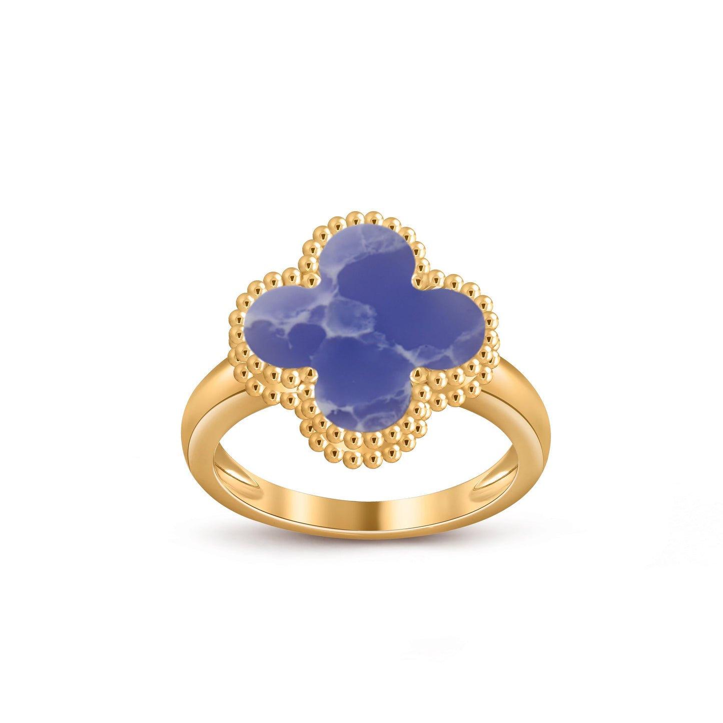 [Leaves]LUCKY CLOVER VINTAGE GOLD RING COLLECTION