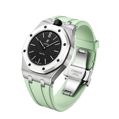 [Leaves]Royal Oak Pop Exclusive Steel Case & Silicone Strap With Cradle