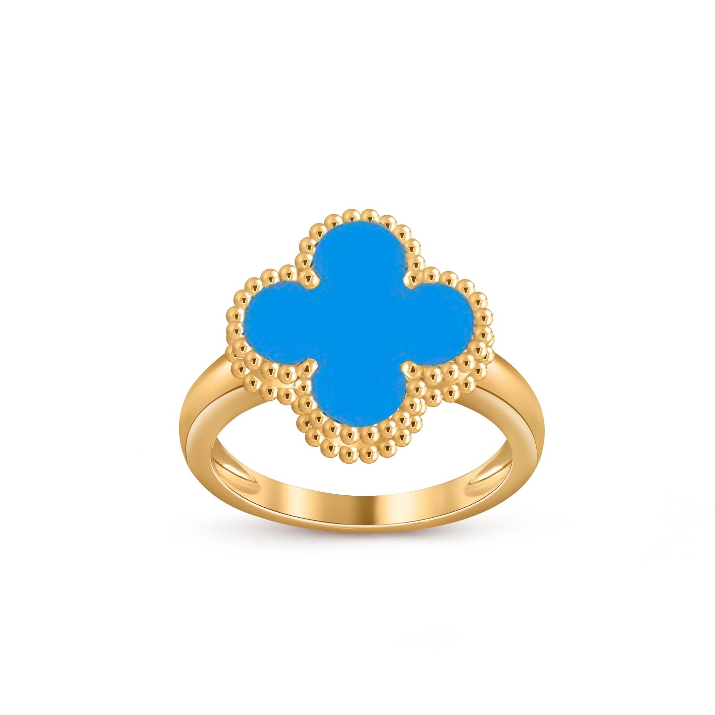 [Leaves]LUCKY CLOVER VINTAGE GOLD RING COLLECTION