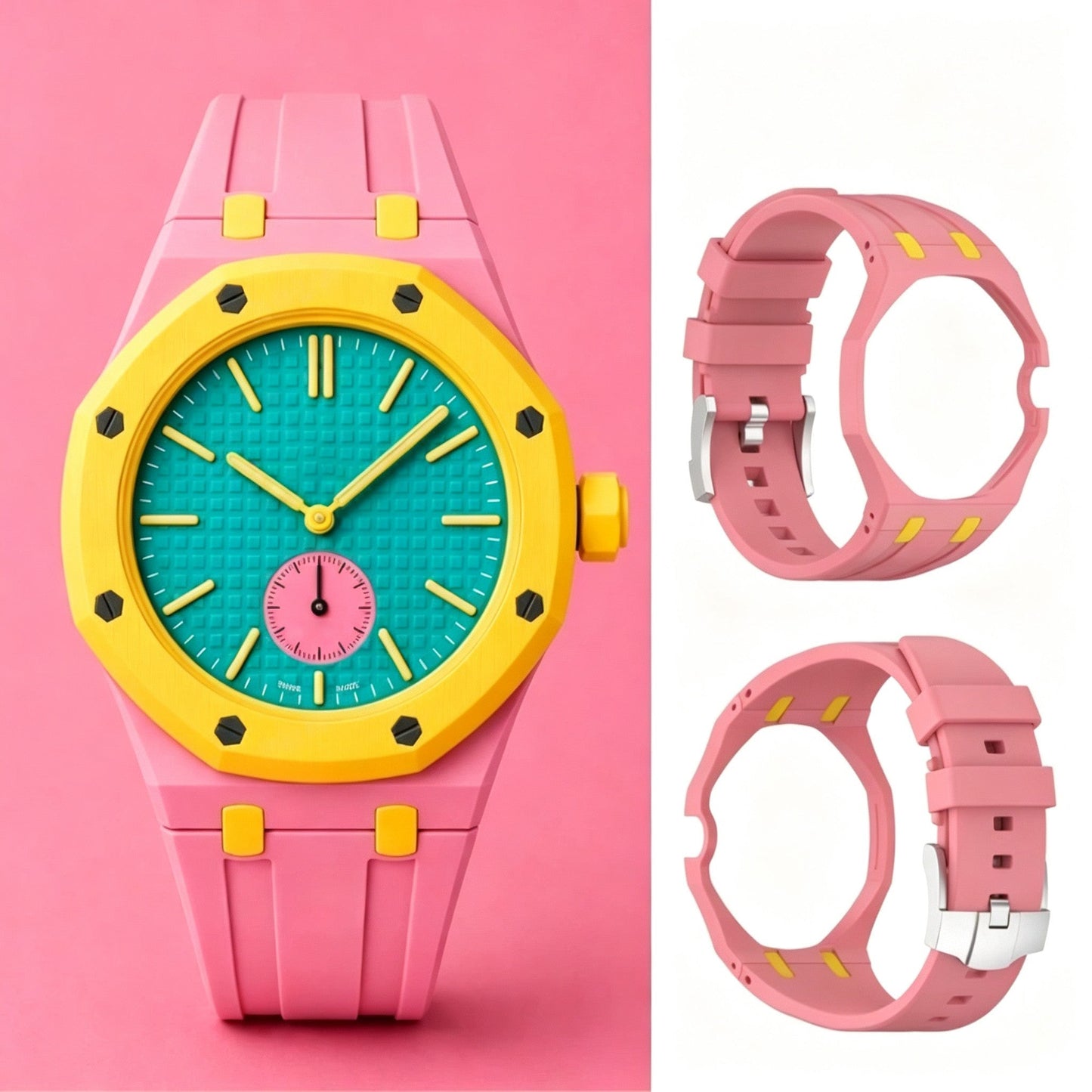 [Leaves]ROYAL OAK POP EXCLUSIVE RUBBER STRAP