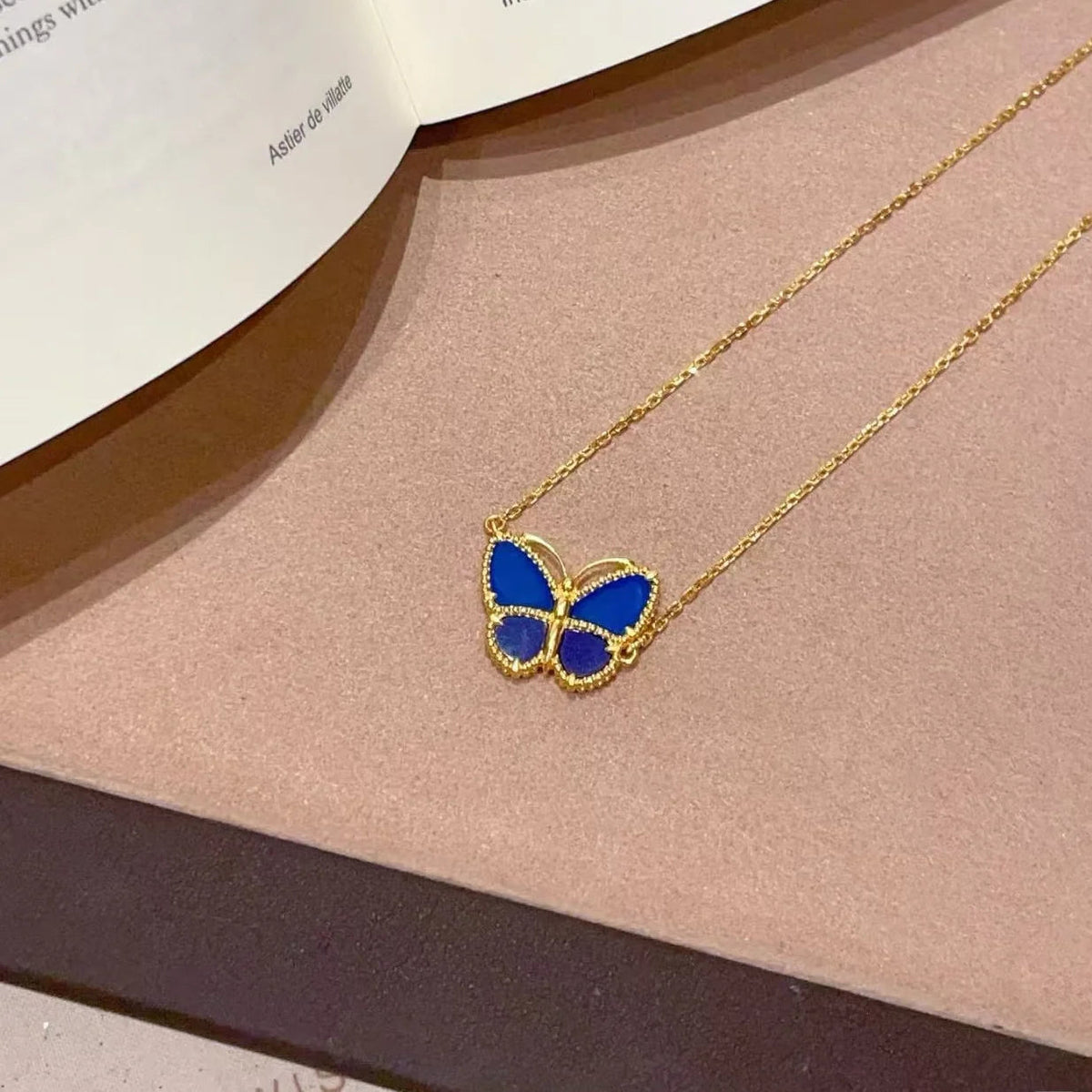 [Leaves] 2026 NEW LUCKY BUTTERFLY 1 MOTIFS NECKLACE