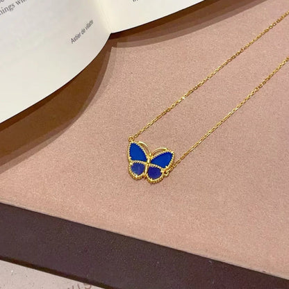 [Leaves] 2026 NEW LUCKY BUTTERFLY 1 MOTIFS NECKLACE