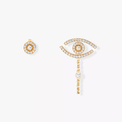 [Leaves]LUCKY EYE DIAMOND EARRINGS