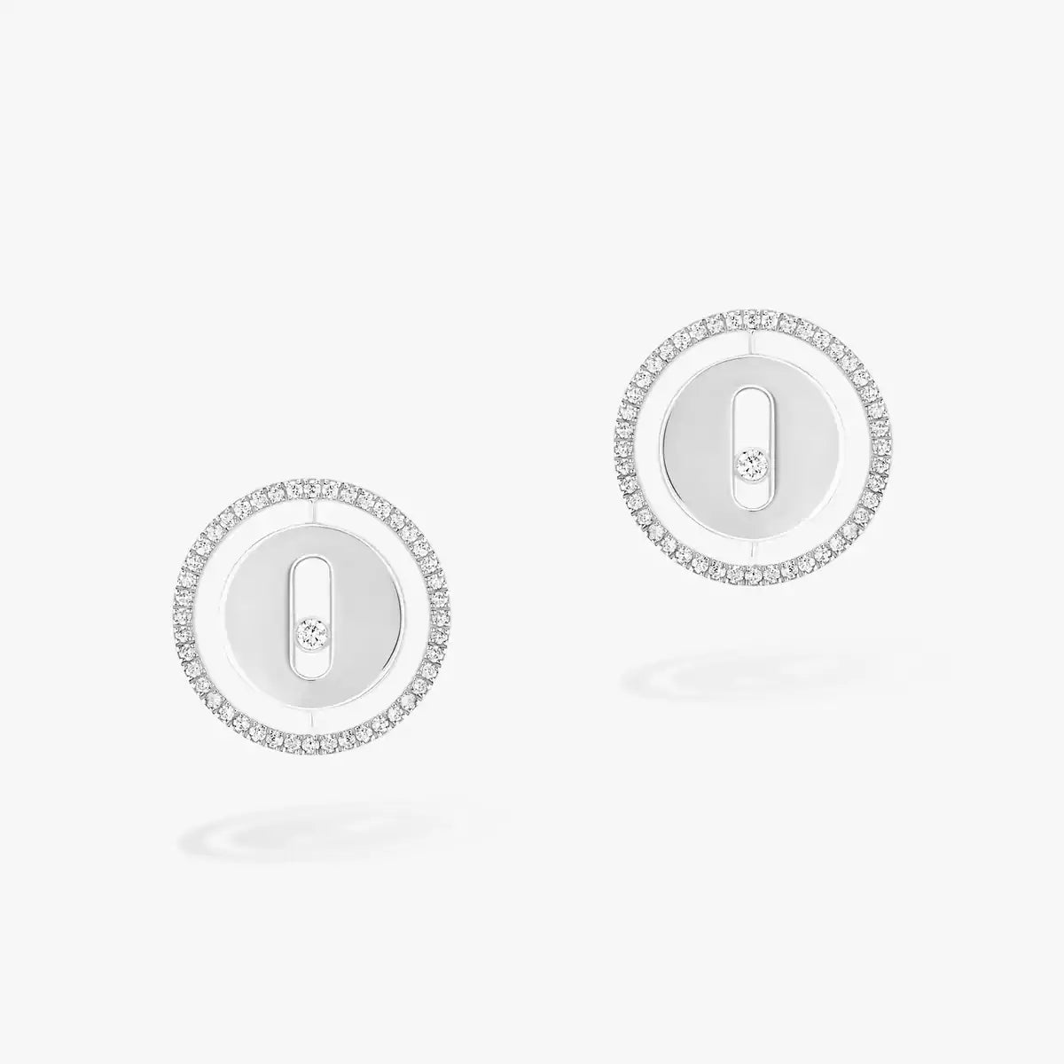 [Leaves]LUCKY MOVE DIAMOND EARRINGS