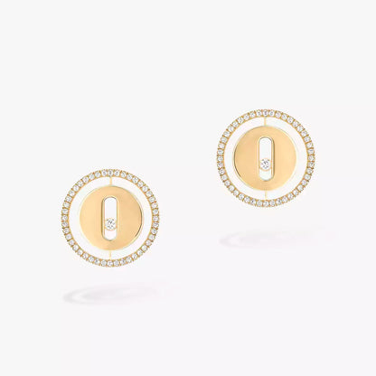[Leaves]LUCKY MOVE DIAMOND EARRINGS