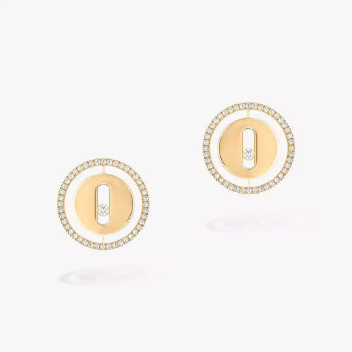 [Leaves]LUCKY MOVE DIAMOND EARRINGS
