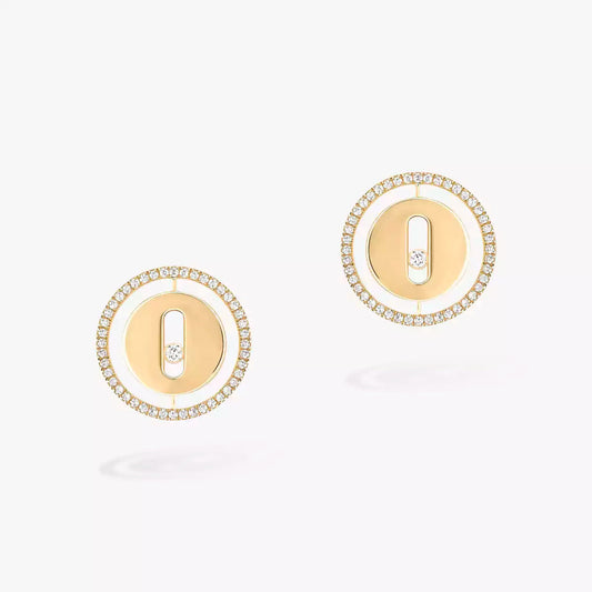 [Leaves]LUCKY MOVE DIAMOND EARRINGS