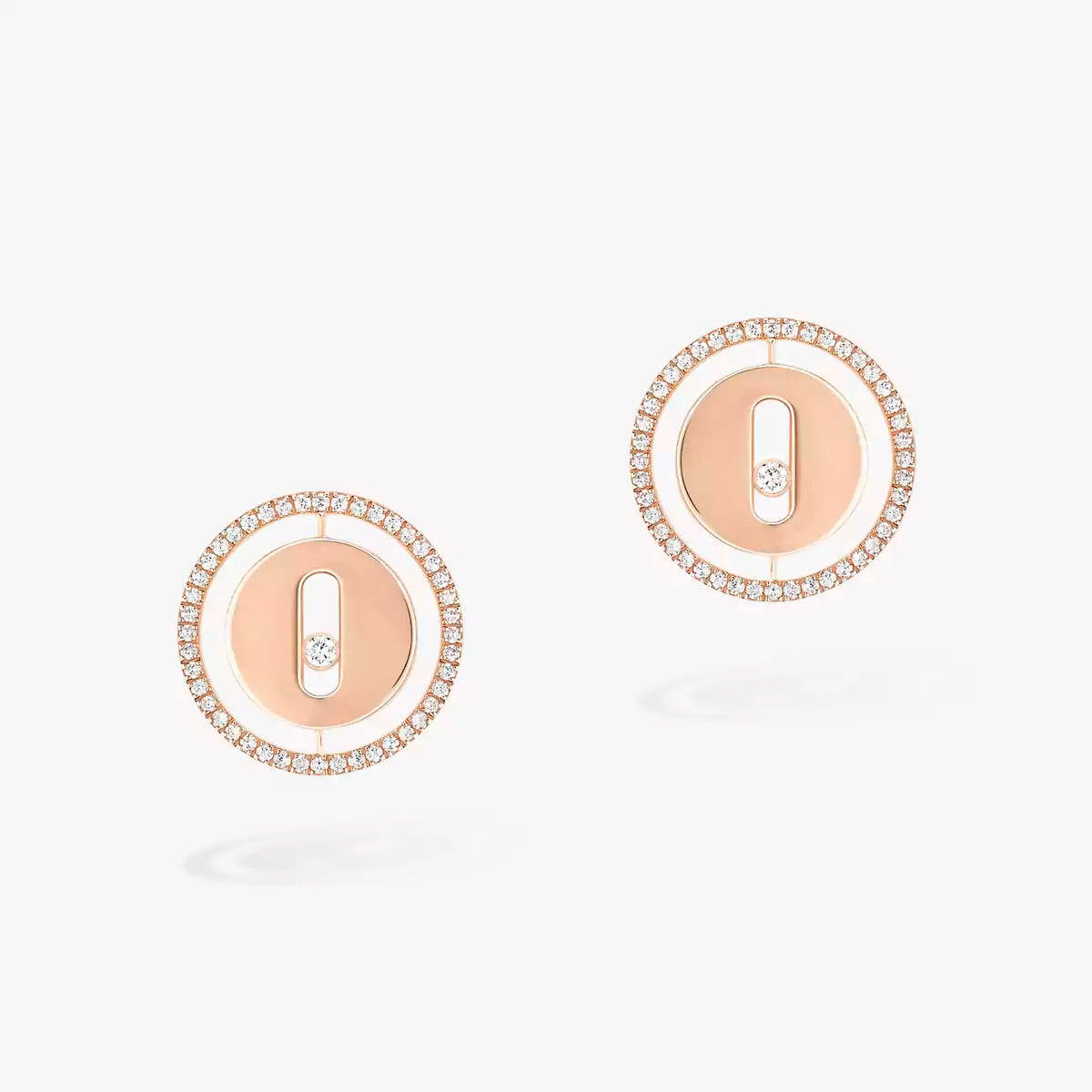 [Leaves]LUCKY MOVE DIAMOND EARRINGS