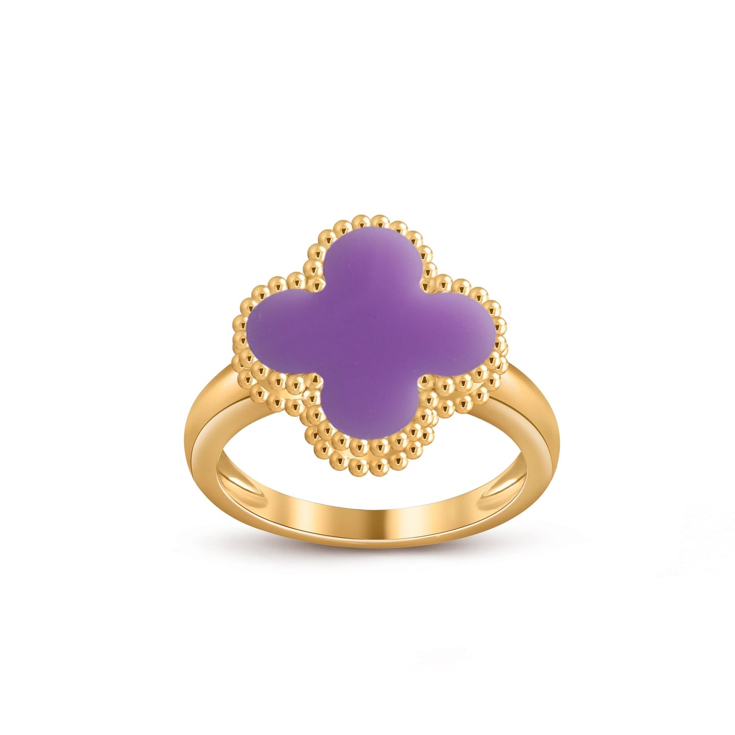 [Leaves]LUCKY CLOVER VINTAGE GOLD RING COLLECTION
