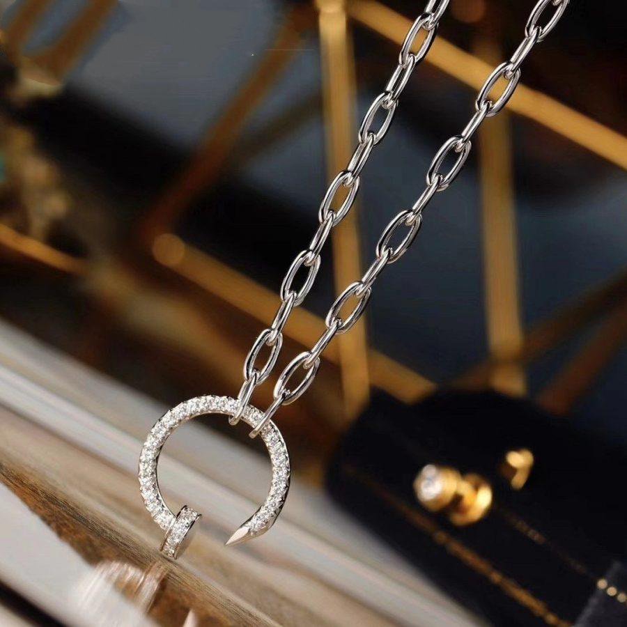 [Leaves]JUSTE NECKLACE DIAMONDS