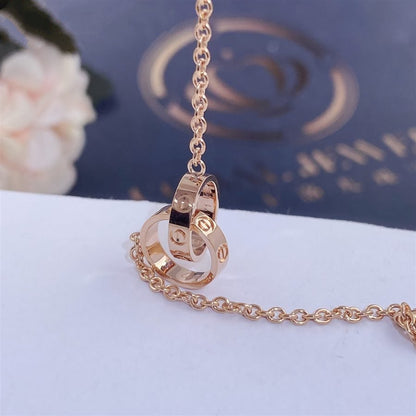 [Leaves]LOVE BRACELET DOUBLE RING
