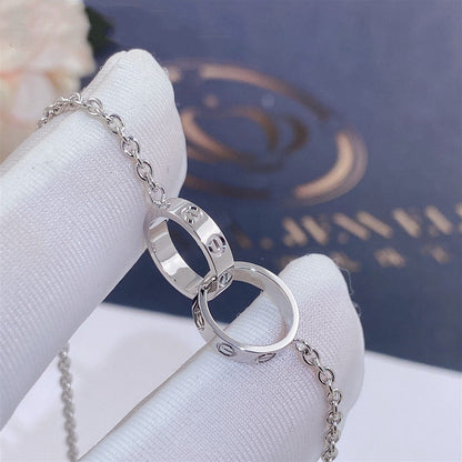 [Leaves]LOVE BRACELET DOUBLE RING