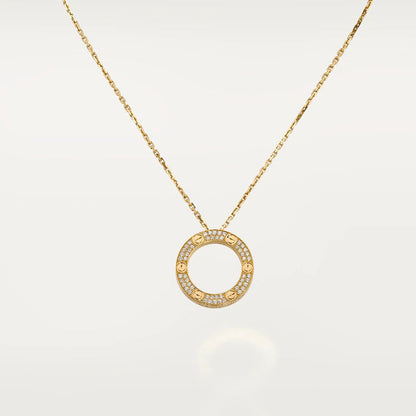 [Leaves]LOVE NECKLACE ADJUSTABLE ROSE GOLD