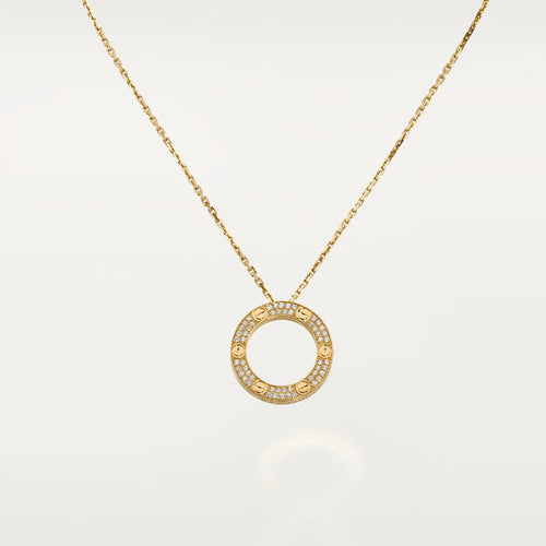 [Leaves]LOVE NECKLACE ADJUSTABLE ROSE GOLD