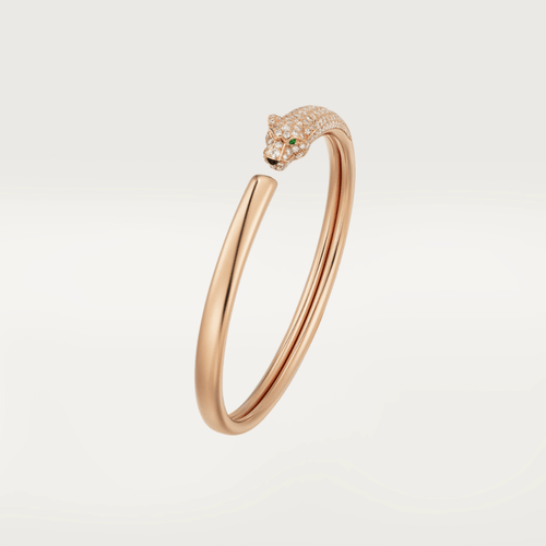 [Leaves]PANTHERE ROSE GOLD DIAMOND OPEN BRACELET