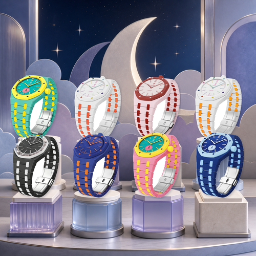 [Leaves]Royal Oak Pop Exclusive Bioceramic Case & Bioceramic Strap Mix Color