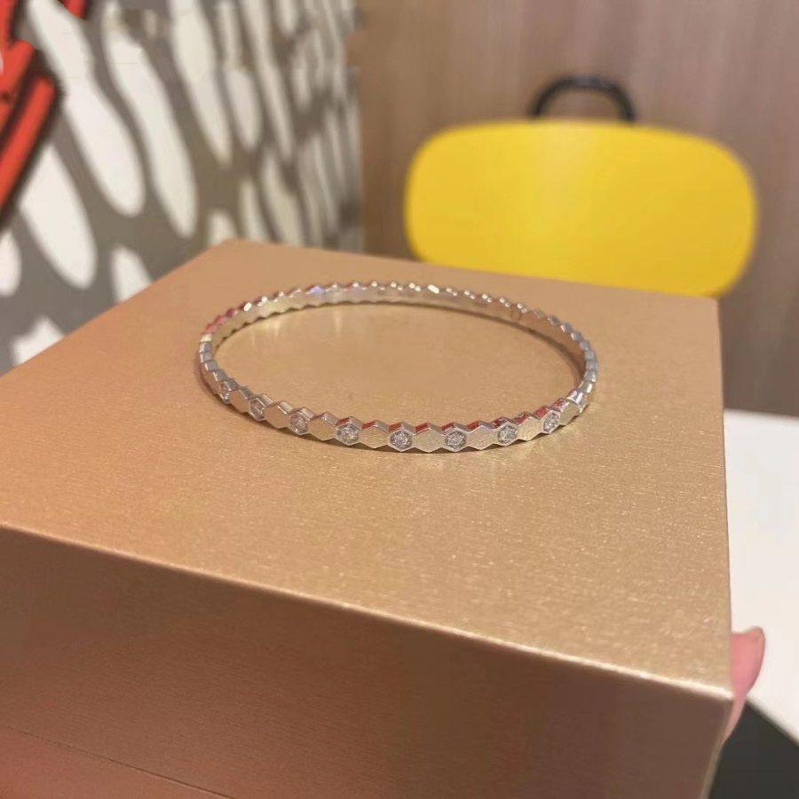 [Leaves]BEE LOVE SILVER DIAMOND BRACELET