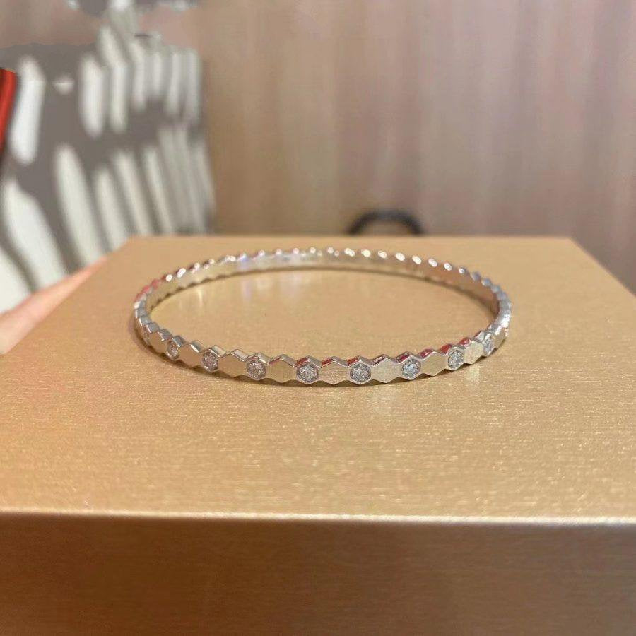 [Leaves]BEE LOVE SILVER DIAMOND BRACELET