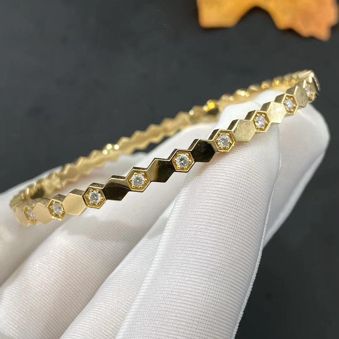 [Leaves]BEE LOVE GOLD DIAMOND BRACELET