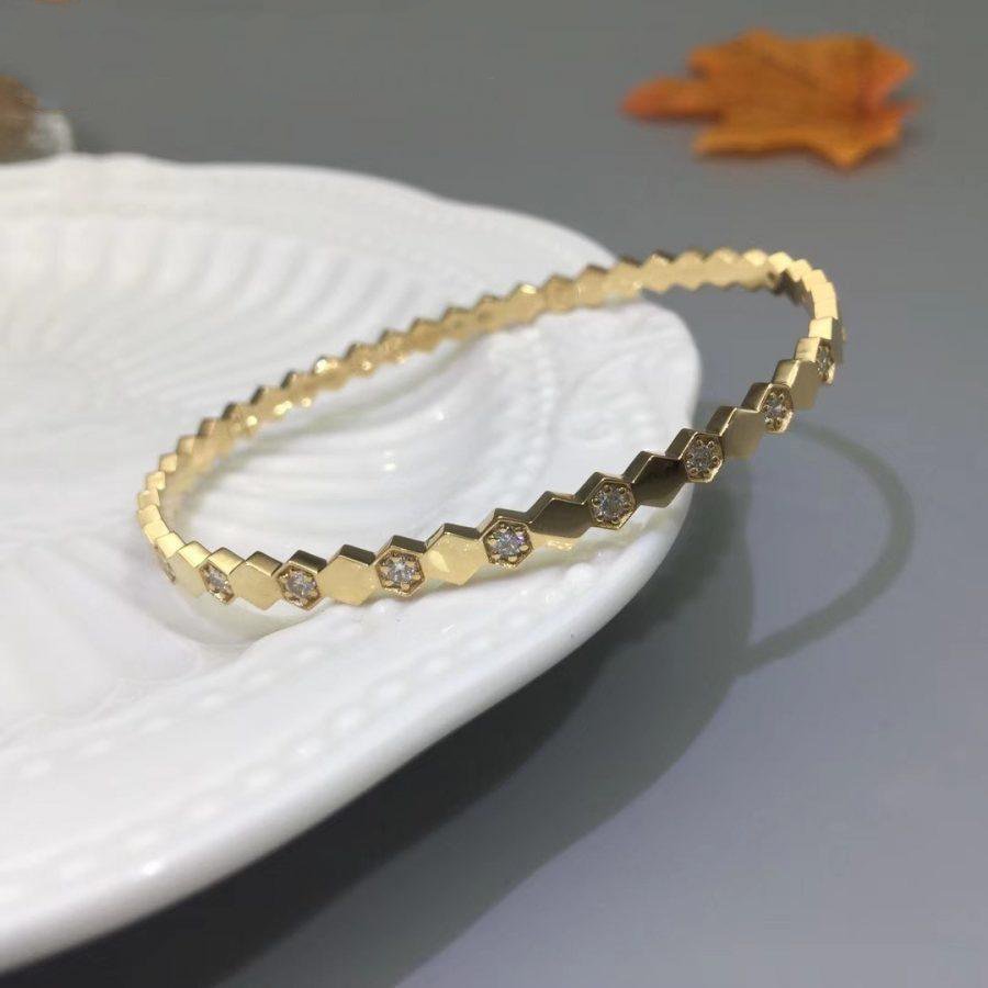 [Leaves]BEE LOVE GOLD DIAMOND BRACELET