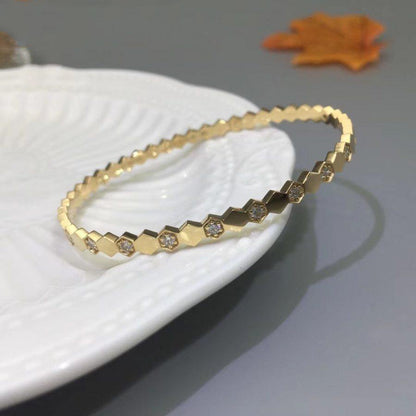 [Leaves]BEE LOVE GOLD DIAMOND BRACELET