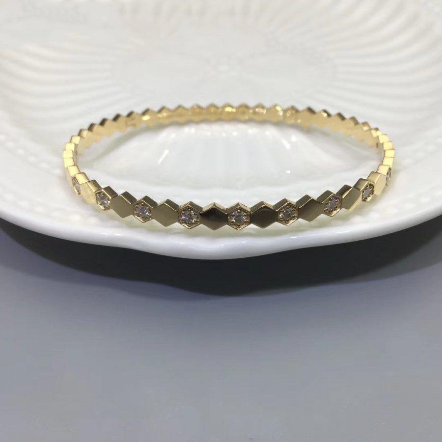 [Leaves]BEE LOVE GOLD DIAMOND BRACELET