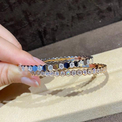 [Leaves]BEE LOVE GOLD BRACELET FULL DIAMOND