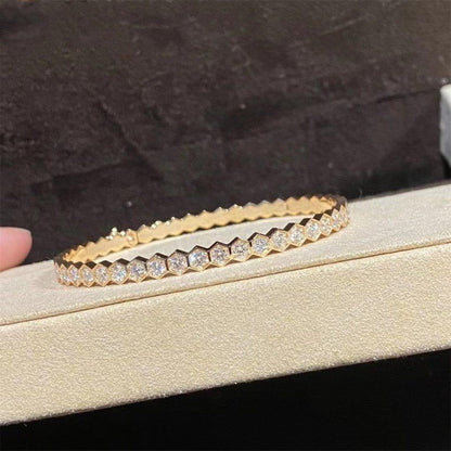 [Leaves]BEE LOVE GOLD BRACELET FULL DIAMOND