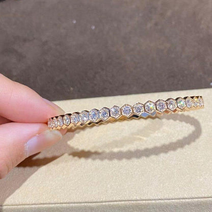 [Leaves]BEE LOVE GOLD BRACELET FULL DIAMOND