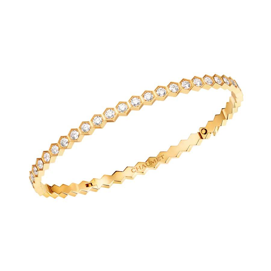 [Leaves]BEE LOVE GOLD BRACELET FULL DIAMOND