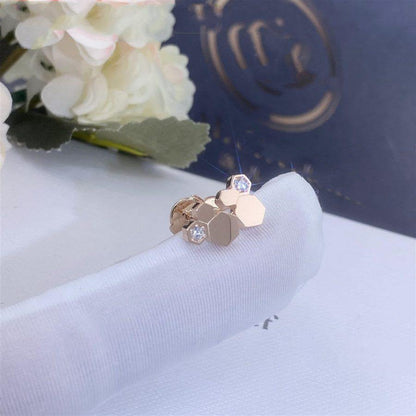 [Leaves]BEE LOVE ROSE GOLD DIAMOND EARRINGS