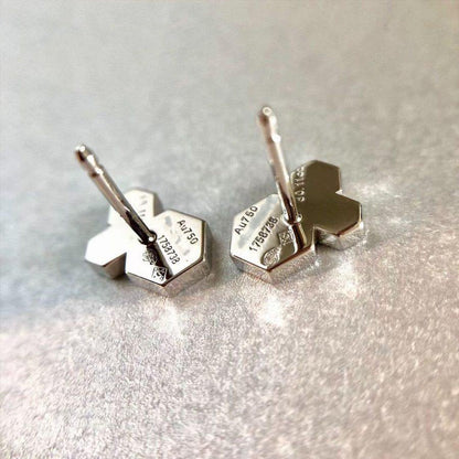 [Leaves]BEE LOVE SILVER DIAMOND EARRINGS