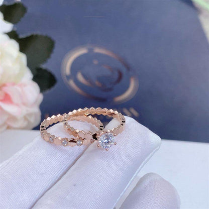 [Leaves]BEE LOVE RING ROSE GOLD 1 DIAMOND