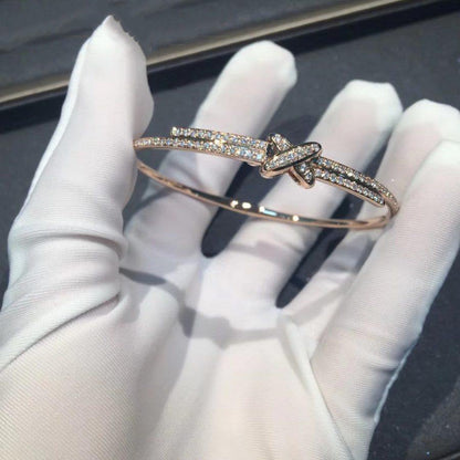 [Leaves]JEUX DE BRACELET DIAMONDS ROSE GOLD