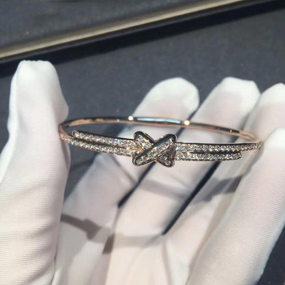 [Leaves]JEUX DE BRACELET DIAMONDS ROSE GOLD