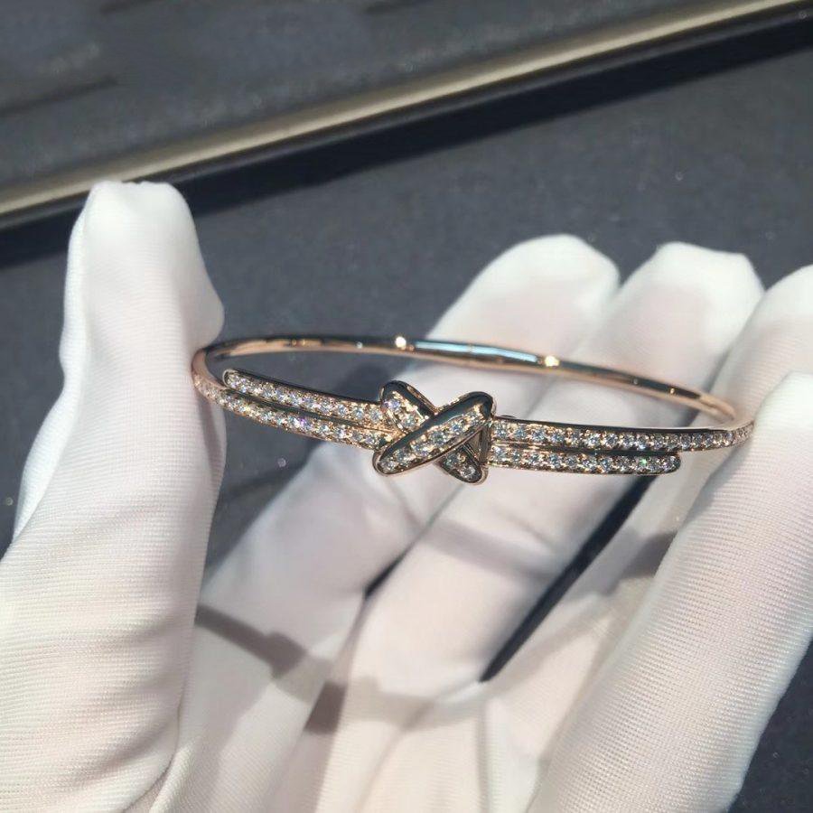 [Leaves]JEUX DE BRACELET DIAMONDS ROSE GOLD