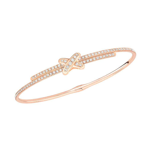 [Leaves]JEUX DE BRACELET DIAMONDS ROSE GOLD