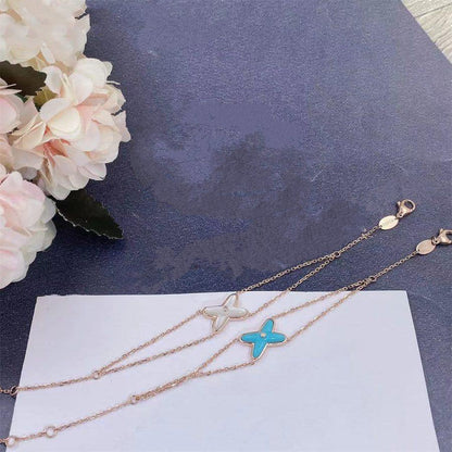 [Leaves]JEUX BRACELET TURQUOISE ROSE GOLD 1 DIAMOND