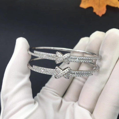 [Leaves]JEUX DE BRACELET DIAMONDS SILVER